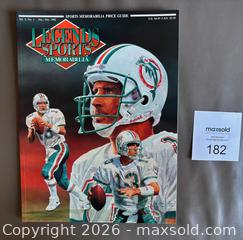 MaxSold Auction: 1992 Legends Sports Memorabilia Magazine w / Dan Marino Cover + Uncut Sheet Cards  - Ottawa (Ontario, Canada) SELLER MANAGED Downsizing Online Auction - Sandy Forest Place