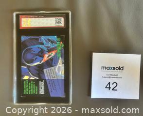 MaxSold Auction: 1992 Marvel Masterpieces Venom Card Graded KSA 6.5 E-NM+ - Ottawa (Ontario, Canada) SELLER MANAGED Downsizing Online Auction - Sandy Forest Place