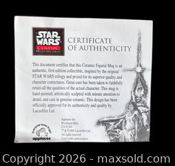 MaxSold Auction: 1995 Applause Star Wars Classic Collectors Series "Stormtrooper" Figural Coffee Mug in Original Box - Ottawa (Ontario, Canada) SELLER MANAGED Downsizing Online Auction - Sandy Forest Place