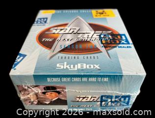 MaxSold Auction: 1996 Star Trek The Next Generation "Season Two" Sealed Box Wax Packs Skybox - Ottawa (Ontario, Canada) SELLER MANAGED Downsizing Online Auction - Sandy Forest Place