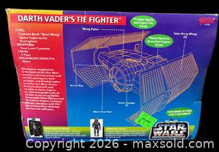 MaxSold Auction: 1996 Star Wars Micro Machines “Darth Vader’s Tie Fighter” Action Fleet Vehicle in Unopened Package - Ottawa (Ontario, Canada) SELLER MANAGED Downsizing Online Auction - Sandy Forest Place