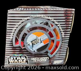 MaxSold Auction: 1996 Star Wars Micro Machines “Darth Vader’s Tie Fighter” Action Fleet Vehicle in Unopened Package - Ottawa (Ontario, Canada) SELLER MANAGED Downsizing Online Auction - Sandy Forest Place