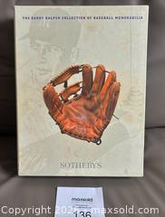 MaxSold Auction: 1999 Barry Halper Collection of Baseball Memorabilia Sotheby’s Catalogues in Slipcase - Ottawa (Ontario, Canada) SELLER MANAGED Downsizing Online Auction - Sandy Forest Place