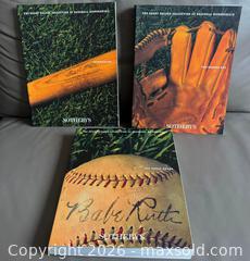 MaxSold Auction: 1999 Barry Halper Collection of Baseball Memorabilia Sotheby’s Catalogues in Slipcase - Ottawa (Ontario, Canada) SELLER MANAGED Downsizing Online Auction - Sandy Forest Place