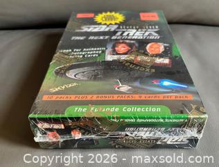 MaxSold Auction: 1999 Star Trek The Next Generation "Season 7" Sealed Box Wax Packs Skybox  - Ottawa (Ontario, Canada) SELLER MANAGED Downsizing Online Auction - Sandy Forest Place