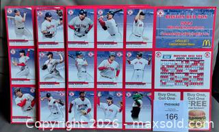 MaxSold Auction: 2005 Boston Red Sox Team Set of Cards on Uncut Sheets - Ottawa (Ontario, Canada) SELLER MANAGED Downsizing Online Auction - Sandy Forest Place