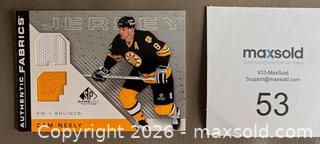 MaxSold Auction: 2007-08 SP Cam Neely “Authentic Fabrics” Patch Insert Card w /COA - Ottawa (Ontario, Canada) SELLER MANAGED Downsizing Online Auction - Sandy Forest Place