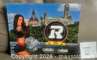 MaxSold Auction: 2018 Ottawa Redblacks Cheerleaders Wall Calendar   - Ottawa (Ontario, Canada) SELLER MANAGED Downsizing Online Auction - Sandy Forest Place