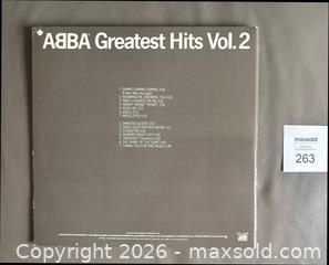 MaxSold Auction: Abba "Greatest Hits Volume 2" LP Nice + Scratch Free - Ottawa (Ontario, Canada) SELLER MANAGED Downsizing Online Auction - Sandy Forest Place