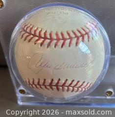 MaxSold Auction: Andre Dawson Signed Baseball on Stand w / Card - Ottawa (Ontario, Canada) SELLER MANAGED Downsizing Online Auction - Sandy Forest Place