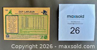 MaxSold Auction: Autographed 1982-83 OPC Guy Lafleur Card - Ottawa (Ontario, Canada) SELLER MANAGED Downsizing Online Auction - Sandy Forest Place