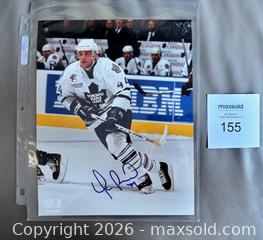 MaxSold Auction: Autographed Jason Allison Toronto Maple Leafs 8" x 10" Color Photo  - Ottawa (Ontario, Canada) SELLER MANAGED Downsizing Online Auction - Sandy Forest Place