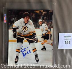 MaxSold Auction: Autographed Peter McNab Boston Bruins 8" x 10" Color Photo - Ottawa (Ontario, Canada) SELLER MANAGED Downsizing Online Auction - Sandy Forest Place