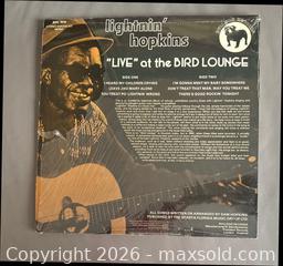 MaxSold Auction: British Import LP "Lightnin' Hopkins Live at the Bird Lounge" Nice + Scratch Free - Ottawa (Ontario, Canada) SELLER MANAGED Downsizing Online Auction - Sandy Forest Place