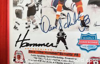 MaxSold Auction: Dave “The Hammer” Schultz Framed + Signed Color Photo - Ottawa (Ontario, Canada) SELLER MANAGED Downsizing Online Auction - Sandy Forest Place