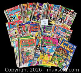 MaxSold Auction: Giant Lot of 37 Archie Series 1970's Comic Books - Ottawa (Ontario, Canada) SELLER MANAGED Downsizing Online Auction - Sandy Forest Place