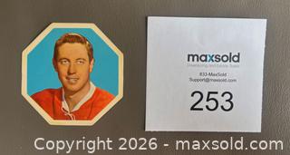 MaxSold Auction:  High Grade Jean Beliveau 1963-64 York White Backs Peanut Butter Disc  - Ottawa (Ontario, Canada) SELLER MANAGED Downsizing Online Auction - Sandy Forest Place