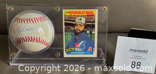 MaxSold Auction: Jeff Reardon Expos Card + Autographed Baseball in Display Case - Ottawa (Ontario, Canada) SELLER MANAGED Downsizing Online Auction - Sandy Forest Place