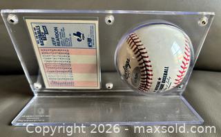 MaxSold Auction: Jeff Reardon Expos Card + Autographed Baseball in Display Case - Ottawa (Ontario, Canada) SELLER MANAGED Downsizing Online Auction - Sandy Forest Place