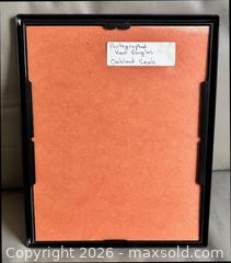 MaxSold Auction: Kent Douglas Oakland Seals Signed + Framed Photo - Ottawa (Ontario, Canada) SELLER MANAGED Downsizing Online Auction - Sandy Forest Place