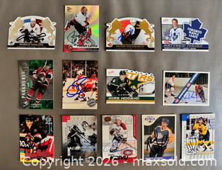 MaxSold Auction: Lot # 1 of 25 Autographed NHL Cards w / Bourque, Dionne, Modano, Richard, Roberts ++++ - Ottawa (Ontario, Canada) SELLER MANAGED Downsizing Online Auction - Sandy Forest Place