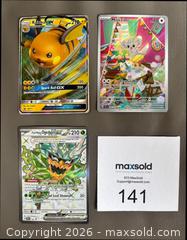 MaxSold Auction: Lot # 1 of 3 Rare Pokémon Cards - Ottawa (Ontario, Canada) SELLER MANAGED Downsizing Online Auction - Sandy Forest Place