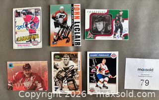 MaxSold Auction: Lot # 2 of 25 Autographed NHL Cards w / Perreault, Cujo, Fedorov, Gainey+++ - Ottawa (Ontario, Canada) SELLER MANAGED Downsizing Online Auction - Sandy Forest Place