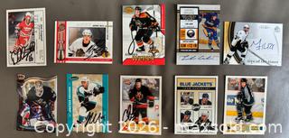 MaxSold Auction: Lot # 2 of 25 Autographed NHL Cards w / Perreault, Cujo, Fedorov, Gainey+++ - Ottawa (Ontario, Canada) SELLER MANAGED Downsizing Online Auction - Sandy Forest Place