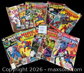 MaxSold Auction: Lot of 11 Marvel Spiderman Comic Books  - Ottawa (Ontario, Canada) SELLER MANAGED Downsizing Online Auction - Sandy Forest Place