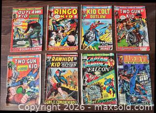 MaxSold Auction: Lot of 12 x 1970's Marvel Comics w / Iron Man, Daredevil, Captain America +   - Ottawa (Ontario, Canada) SELLER MANAGED Downsizing Online Auction - Sandy Forest Place