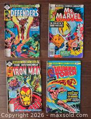 MaxSold Auction: Lot of 12 x 1970's Marvel Comics w / Iron Man, Daredevil, Captain America +   - Ottawa (Ontario, Canada) SELLER MANAGED Downsizing Online Auction - Sandy Forest Place