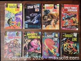 MaxSold Auction: Lot of 20 x 1970's Gold Key Comics w / Twilight Zone, Grimm's Ghost Stories, Star Trek +   - Ottawa (Ontario, Canada) SELLER MANAGED Downsizing Online Auction - Sandy Forest Place