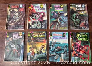 MaxSold Auction: Lot of 20 x 1970's Gold Key Comics w / Twilight Zone, Grimm's Ghost Stories, Star Trek +   - Ottawa (Ontario, Canada) SELLER MANAGED Downsizing Online Auction - Sandy Forest Place