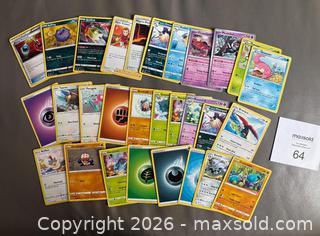 MaxSold Auction: Lot of 29 Pokémon Cards 2012-2024 - Ottawa (Ontario, Canada) SELLER MANAGED Downsizing Online Auction - Sandy Forest Place