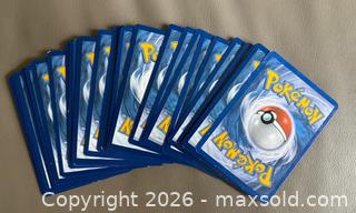 MaxSold Auction: Lot of 29 Pokémon Cards 2012-2024 - Ottawa (Ontario, Canada) SELLER MANAGED Downsizing Online Auction - Sandy Forest Place