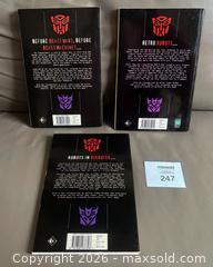 MaxSold Auction: Lot of 3  x Transformers Graphic Comic Softcover Books - Ottawa (Ontario, Canada) SELLER MANAGED Downsizing Online Auction - Sandy Forest Place