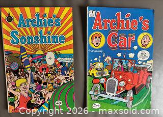 MaxSold Auction:  Lot of 4 Archie Comic Books 1973-1986 / Christian Spire Comics - Ottawa (Ontario, Canada) SELLER MANAGED Downsizing Online Auction - Sandy Forest Place