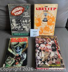 MaxSold Auction: Lot of 4 Vintage C.F.L. Hardcover Books w / Russ Jackson + - Ottawa (Ontario, Canada) SELLER MANAGED Downsizing Online Auction - Sandy Forest Place