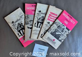 MaxSold Auction: Lot of 5 Baseball Facts Guides 1965-1969  - Ottawa (Ontario, Canada) SELLER MANAGED Downsizing Online Auction - Sandy Forest Place