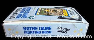 MaxSold Auction: Notre Dame Fighting Irish All Time Greats First Edition Trading Cards Wax Box / 36 Packs - Ottawa (Ontario, Canada) SELLER MANAGED Downsizing Online Auction - Sandy Forest Place