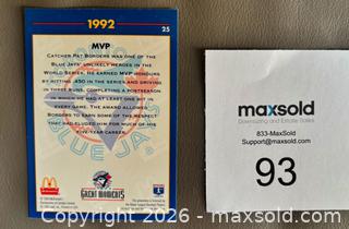 MaxSold Auction: Pat Borders Autographed Baseball Card  - Ottawa (Ontario, Canada) SELLER MANAGED Downsizing Online Auction - Sandy Forest Place