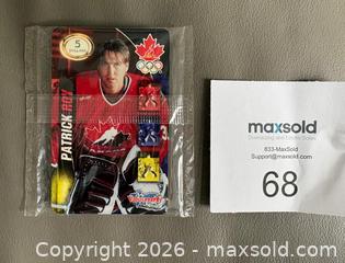 MaxSold Auction: Patrick Roy 1998 Team Canada Sealed Olympic Phone Card - Ottawa (Ontario, Canada) SELLER MANAGED Downsizing Online Auction - Sandy Forest Place