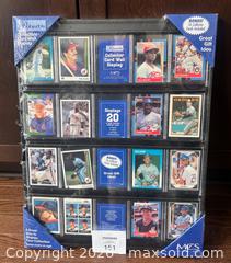 MaxSold Auction: Sealed Collector Card Wall Display for 20 Cards - Ottawa (Ontario, Canada) SELLER MANAGED Downsizing Online Auction - Sandy Forest Place