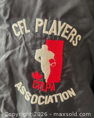 MaxSold Auction: Vintage CFL Players Association Jacket  - Ottawa (Ontario, Canada) SELLER MANAGED Downsizing Online Auction - Sandy Forest Place