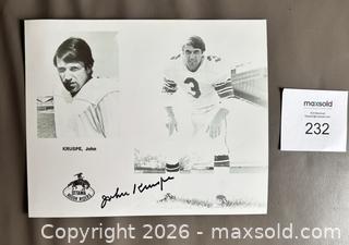 MaxSold Auction: Vintage Ottawa Rough Riders John Kruspe Signed Promo Photo  - Ottawa (Ontario, Canada) SELLER MANAGED Downsizing Online Auction - Sandy Forest Place