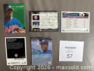 MaxSold Auction: Vladimir Guerrero Montreal Expos Lot of 5 High Grade Cards  - Ottawa (Ontario, Canada) SELLER MANAGED Downsizing Online Auction - Sandy Forest Place