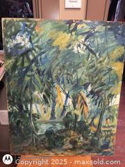 MaxSold Auction: Original Sounth American Jungle Scene Painting  - Kingston (Ontario, Canada) SELLER MANAGED Downsizing Online Auction - Railway Street