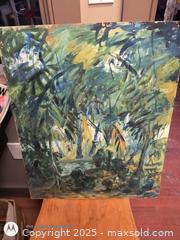 MaxSold Auction: Original Sounth American Jungle Scene Painting  - Kingston (Ontario, Canada) SELLER MANAGED Downsizing Online Auction - Railway Street