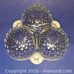 MaxSold Auction: Anchor Hocking White Moonstone Opalescent Three-Compartment Relish Dish - Newport (Pennsylvania, USA) SELLER MANAGED Downsizing Online Auction - North 5th Street