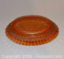 MaxSold Auction: Antique Imperial Glass Amber Carnival Marigold Flute & Cane - Newport (Pennsylvania, USA) SELLER MANAGED Downsizing Online Auction - North 5th Street